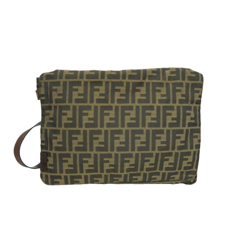 FENDI Zucca Canvas, Shoulder & Crossbody Bag, Brown