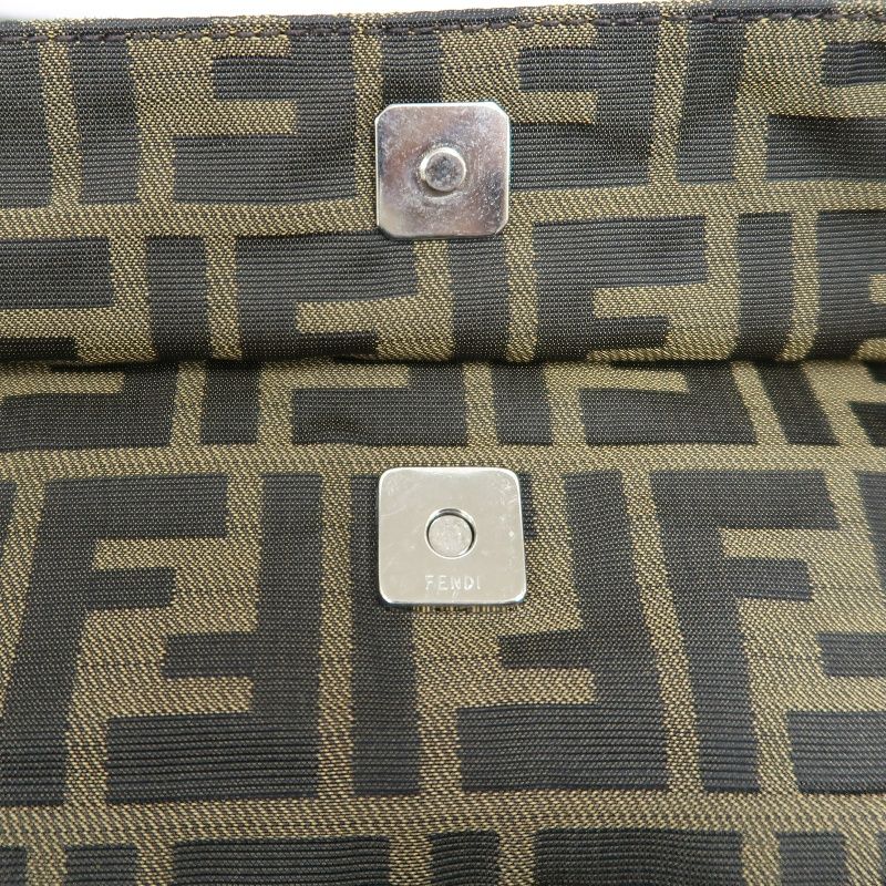 FENDI Zucca Canvas, Shoulder & Crossbody Bag, Brown