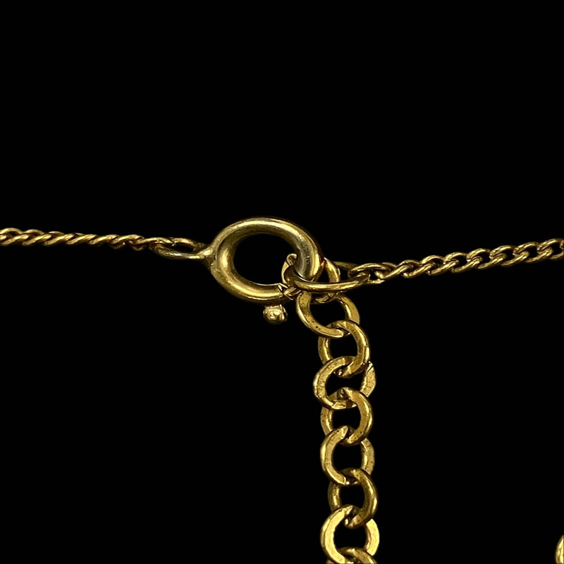 DIOR necklace, gold-tone alloy hardware, CD logo