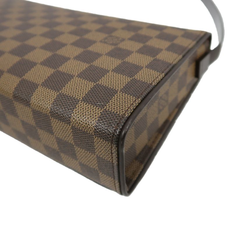 LOUIS VUITTON Damier Tribeca Long Handbag Brown Coated Canvas - W/ Dust Bag