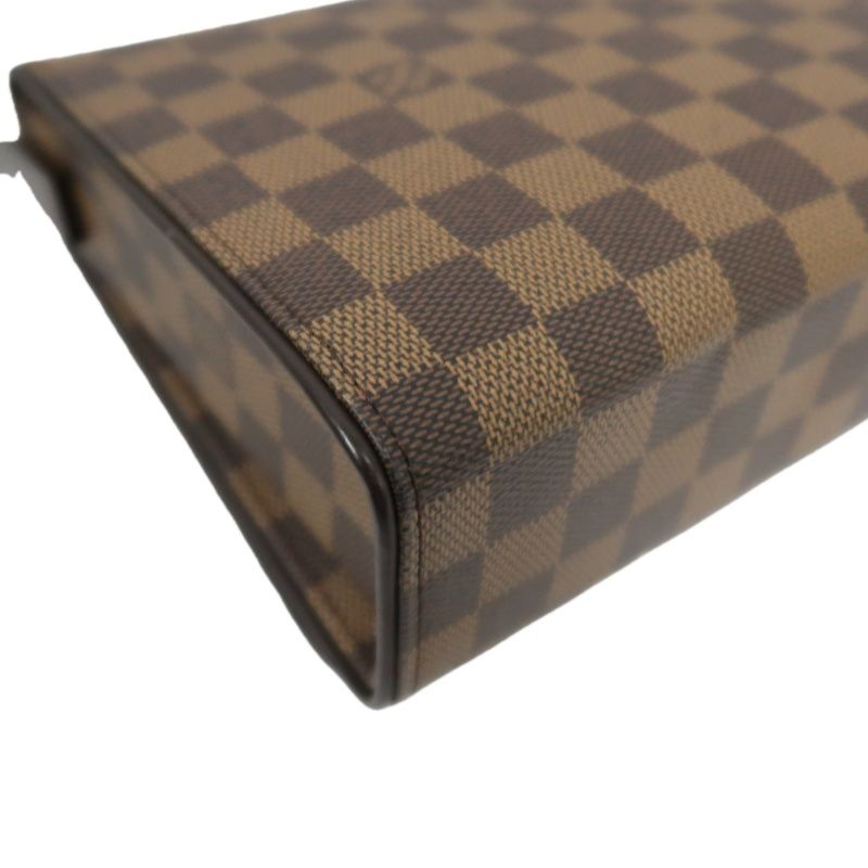 LOUIS VUITTON Damier Tribeca Long Handbag Brown Coated Canvas - W/ Dust Bag