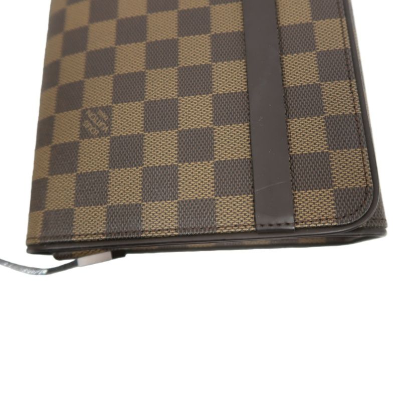 LOUIS VUITTON Damier Tribeca Long Handbag Brown Coated Canvas - W/ Dust Bag