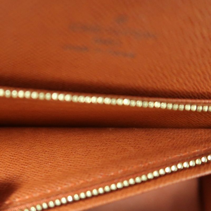 LOUIS VUITTON Damier Tribeca Long Handbag Brown Coated Canvas - W/ Dust Bag