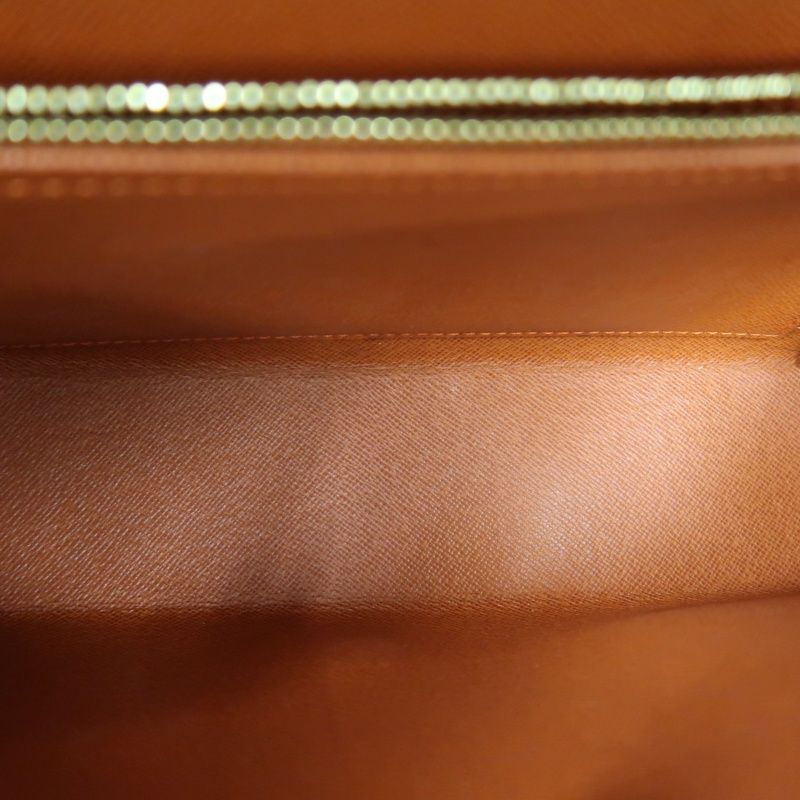 LOUIS VUITTON Damier Tribeca Long Handbag Brown Coated Canvas - W/ Dust Bag
