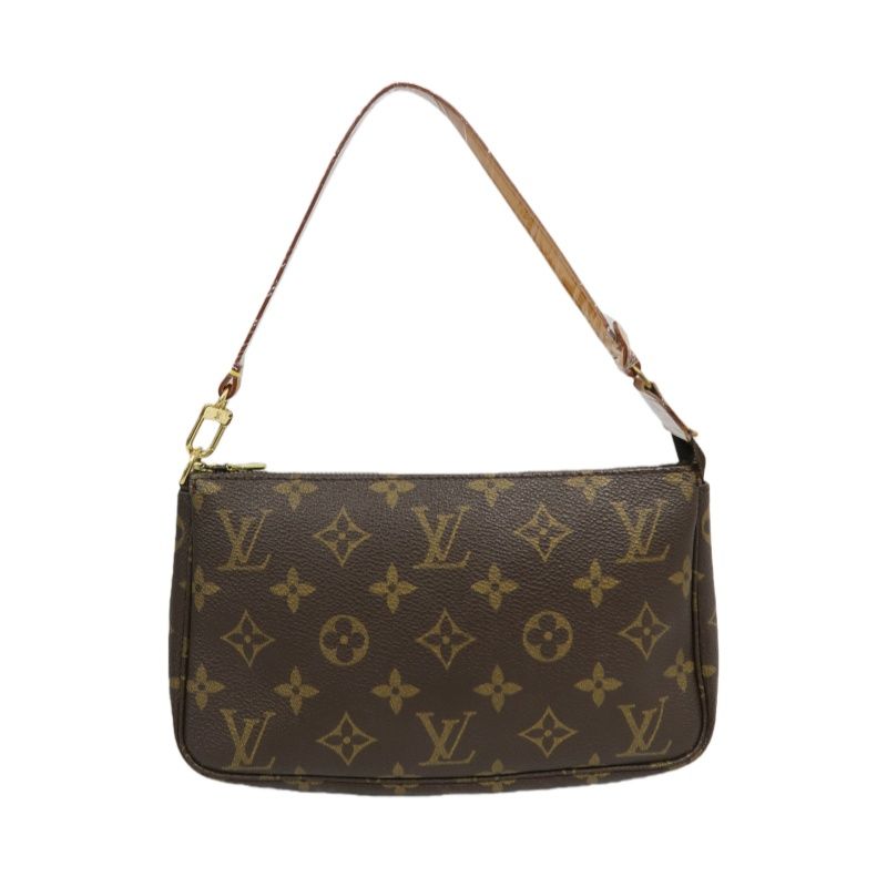 LOUIS VUITTON Monogram Pochette Accessoires (Coated Canvas)