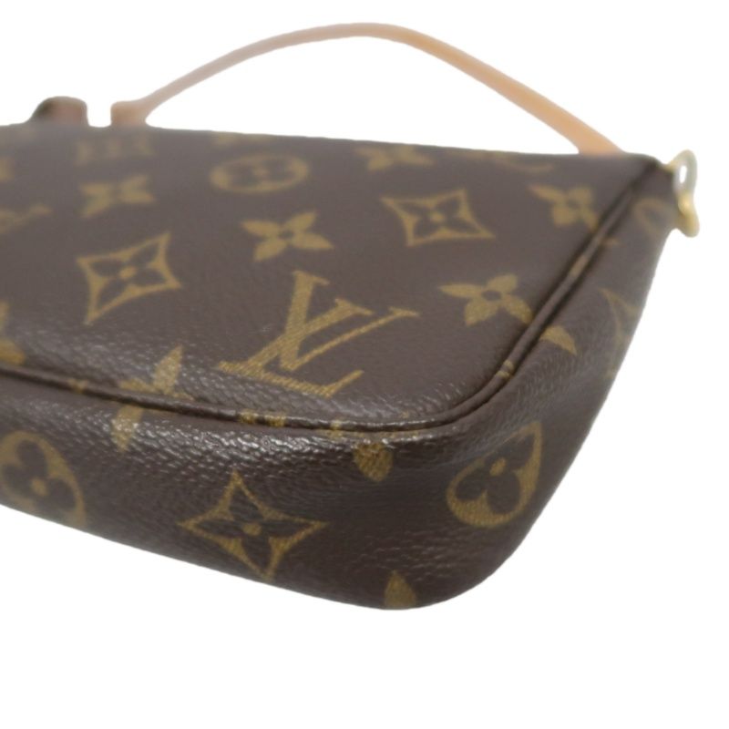 LOUIS VUITTON Monogram Pochette Accessoires (Coated Canvas)