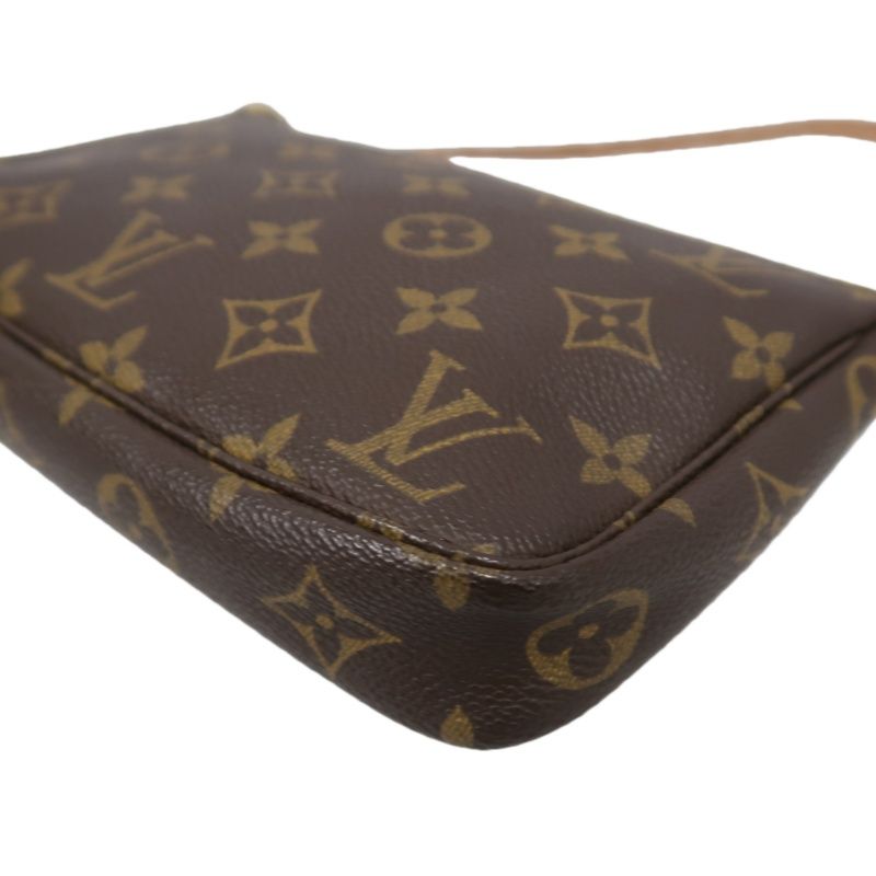 LOUIS VUITTON Monogram Pochette Accessoires (Coated Canvas)