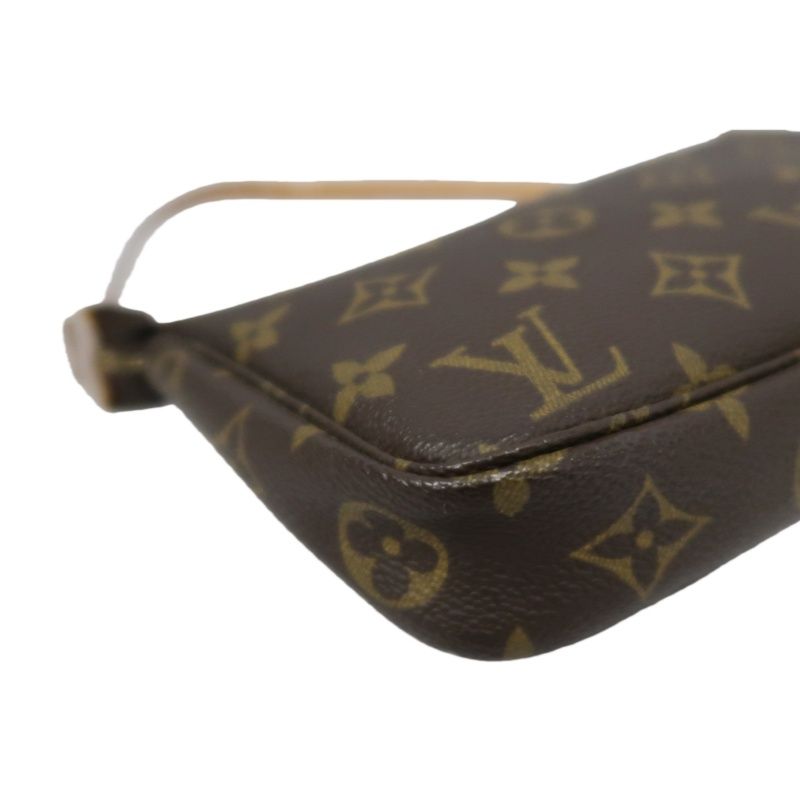 LOUIS VUITTON Monogram Pochette Accessoires (Coated Canvas)