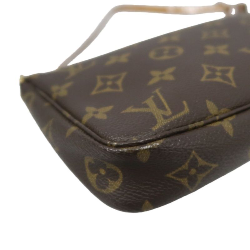 LOUIS VUITTON Monogram Pochette Accessoires (Coated Canvas)
