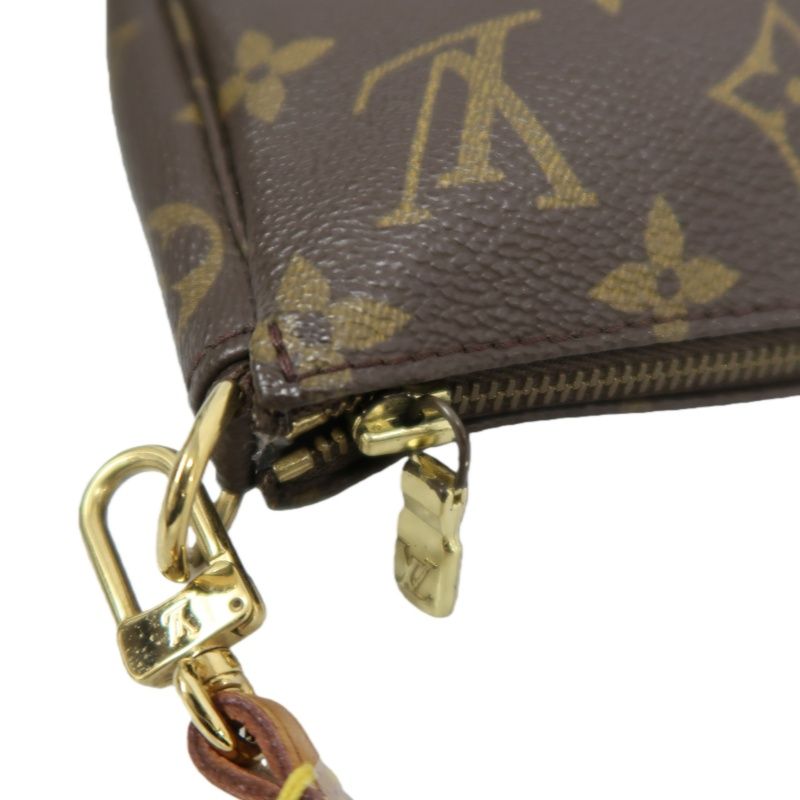 LOUIS VUITTON Monogram Pochette Accessoires (Coated Canvas)