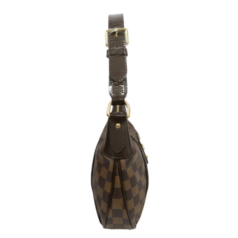 LOUIS VUITTON Damier Ebene Thames Shoulder Bag (With Dust Bag, Coated Canvas)