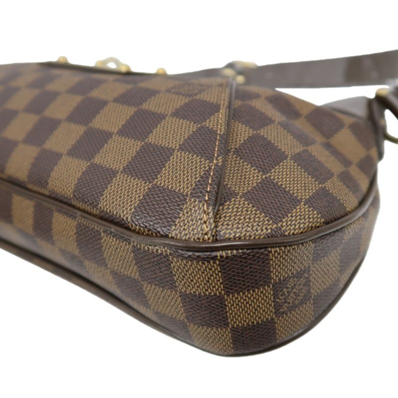 LOUIS VUITTON Damier Ebene Thames Shoulder Bag (With Dust Bag, Coated Canvas)