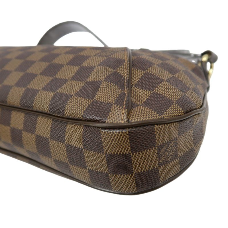 LOUIS VUITTON Damier Ebene Thames Shoulder Bag (With Dust Bag, Coated Canvas)
