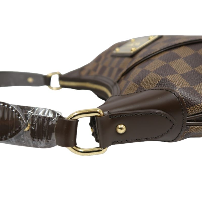 LOUIS VUITTON Damier Ebene Thames Shoulder Bag (With Dust Bag, Coated Canvas)
