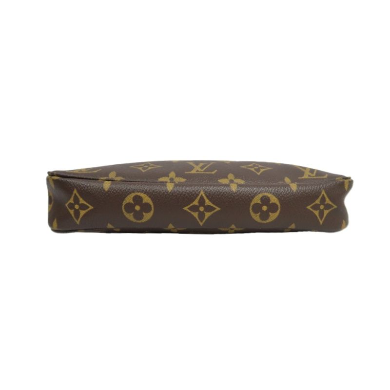 LOUIS VUITTON Monogram Pochette Accessoires (With Dust Bag, Coated Canvas)