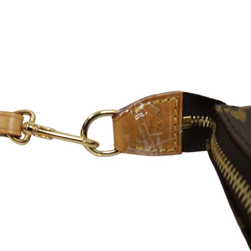 LOUIS VUITTON Monogram Pochette Accessoires (With Dust Bag, Coated Canvas)