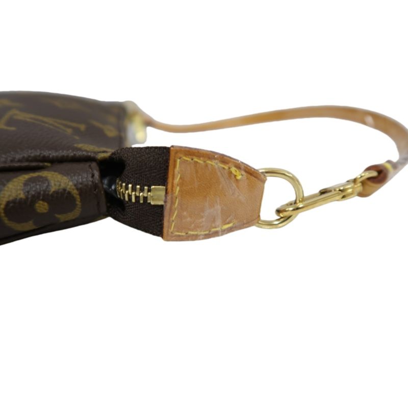 LOUIS VUITTON Monogram Pochette Accessoires (With Dust Bag, Coated Canvas)