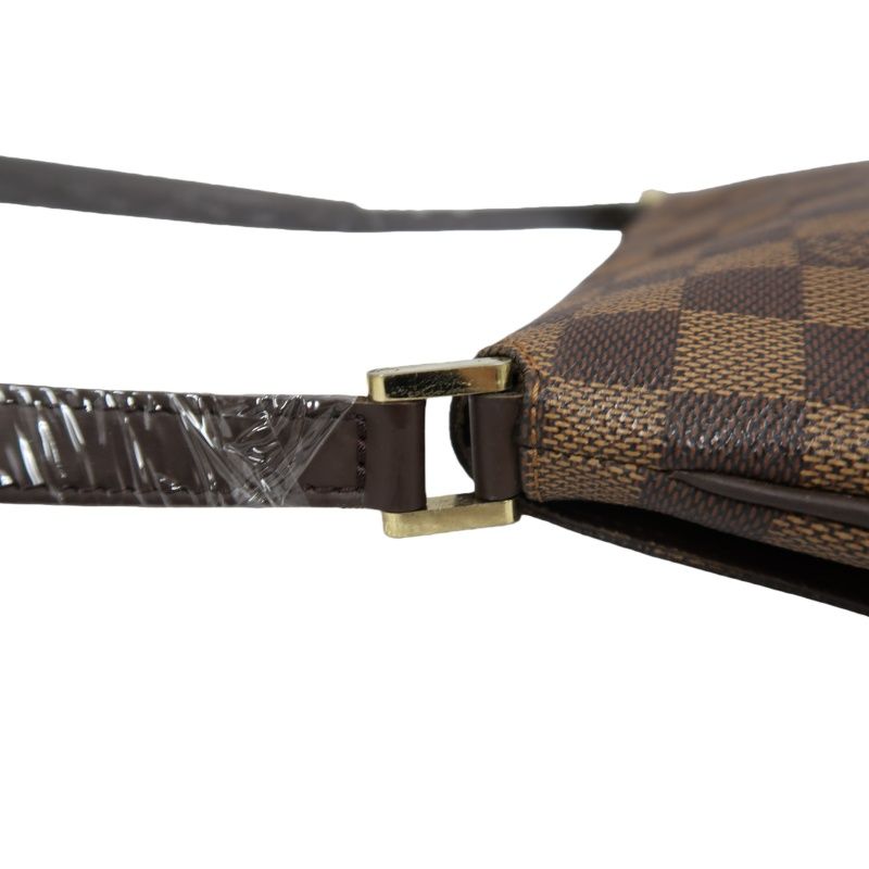 LOUIS VUITTON Damier Musette Tango Brown Shoulder Crossbody Bag (Coated Canvas)