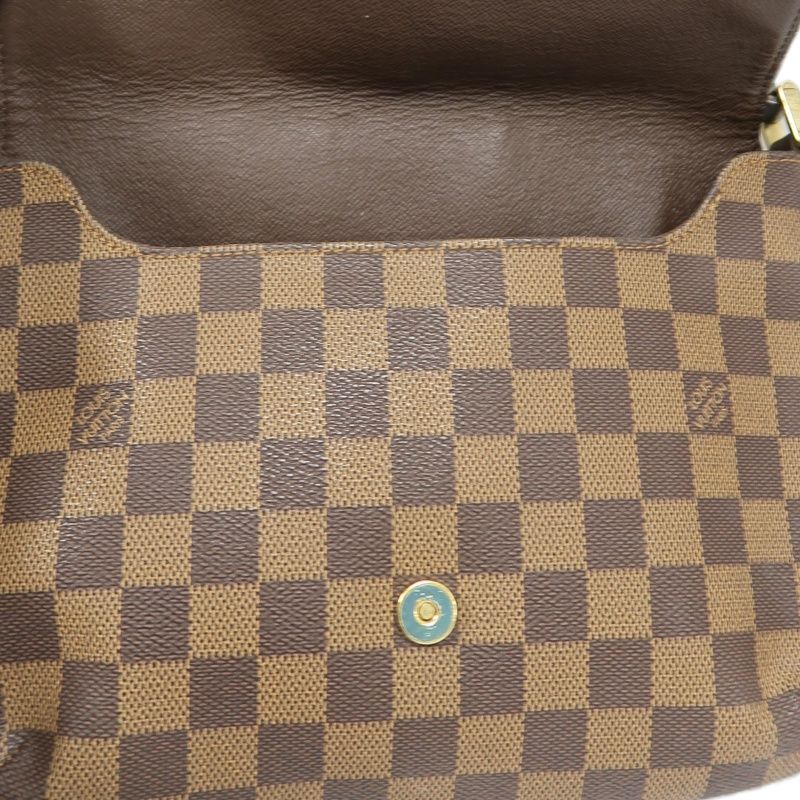 LOUIS VUITTON Damier Musette Tango Brown Shoulder Crossbody Bag (Coated Canvas)