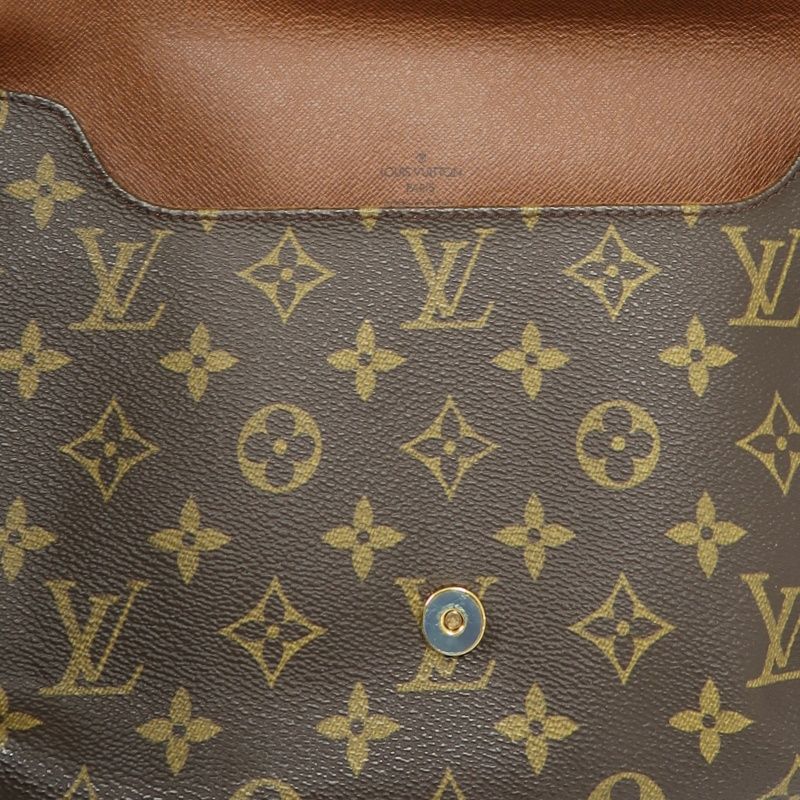 LOUIS VUITTON Musette Tango Short, Monogram Coated Canvas, Crossbody Bag, Brown (Nicknamed "Faye Wong Bag")