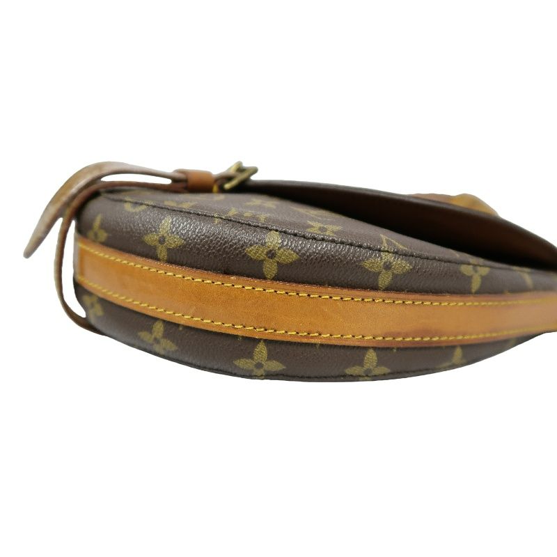 LOUIS VUITTON Monogram Chantilly Shield Design Brown Coated Canvas Shoulder Bag
