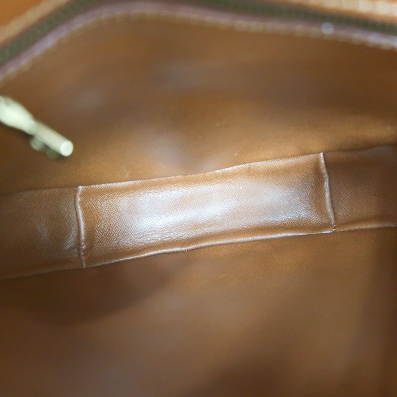 LOUIS VUITTON Monogram Chantilly Shield Design Brown Coated Canvas Shoulder Bag