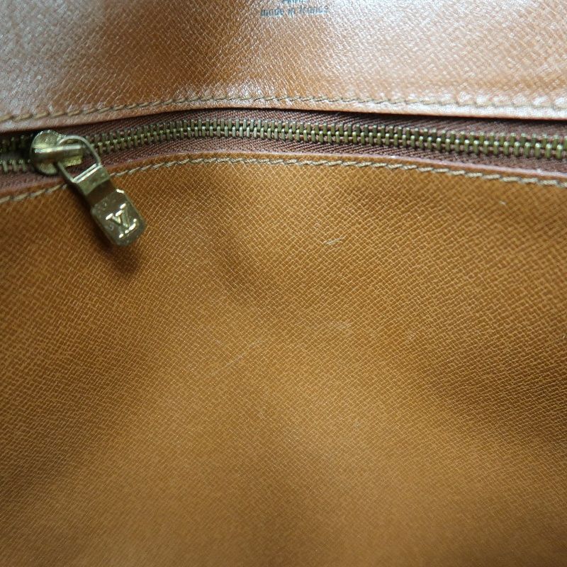 LOUIS VUITTON Monogram Chantilly Shield Design Brown Coated Canvas Shoulder Bag