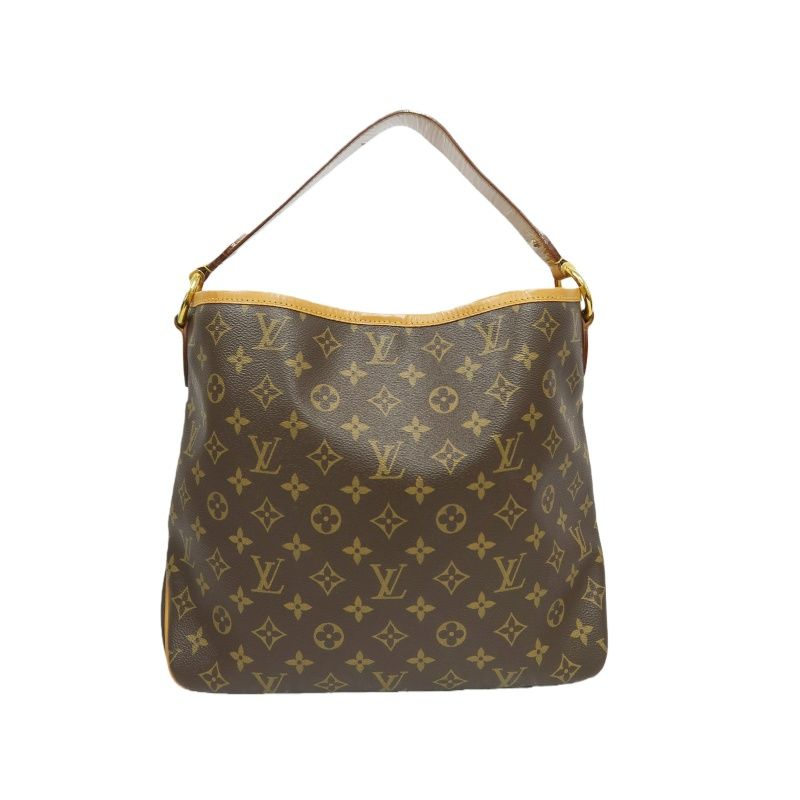 LOUIS VUITTON Delightful PM Monogram PVC Canvas Shoulder Tote Bag, Brown