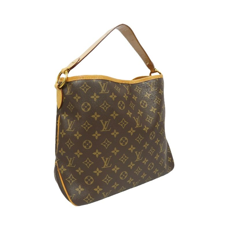 LOUIS VUITTON Delightful PM Monogram PVC Canvas Shoulder Tote Bag, Brown