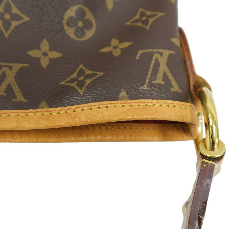LOUIS VUITTON Delightful PM Monogram PVC Canvas Shoulder Tote Bag, Brown