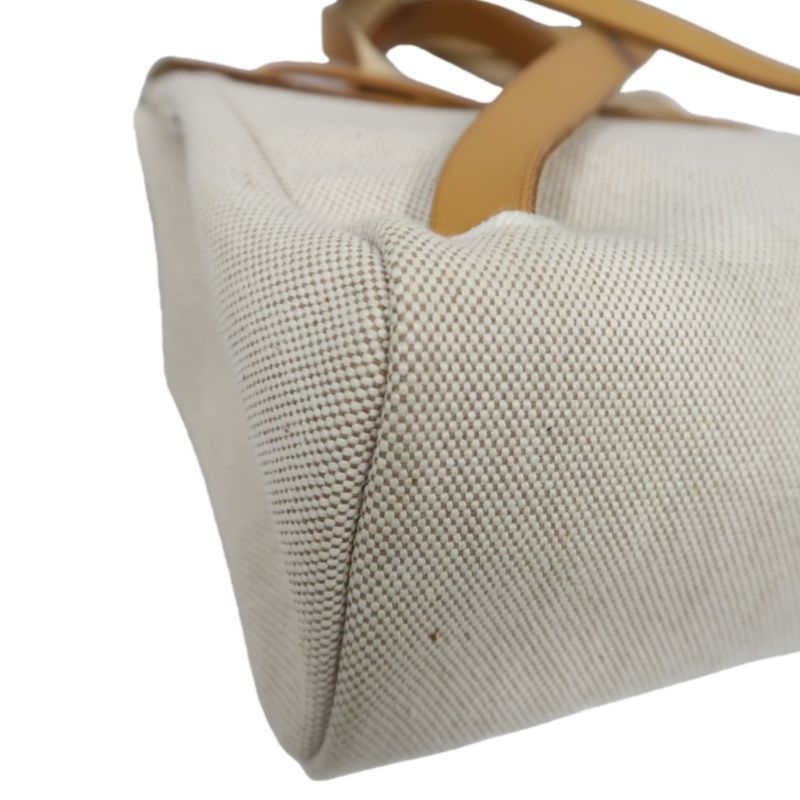 HERMES Beige & Brown Herbag Handbag (With 2 Dust Bags, 2 Padlocks & Keys, Clochette, Extra Bag & Shoulder Strap, Full Box, Canvas)