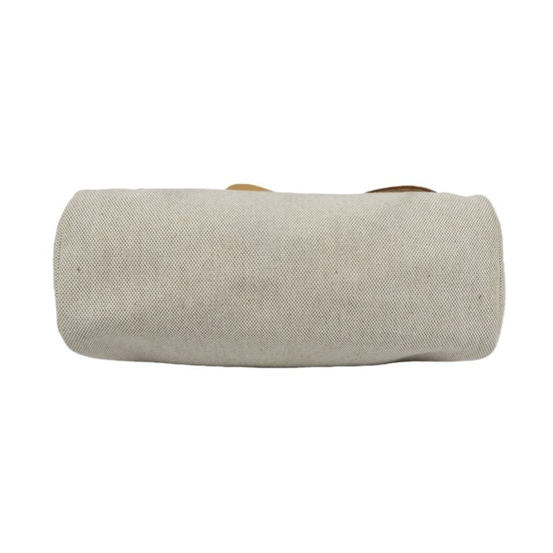 HERMES Beige & Brown Herbag Handbag (With 2 Dust Bags, 2 Padlocks & Keys, Clochette, Extra Bag & Shoulder Strap, Full Box, Canvas)