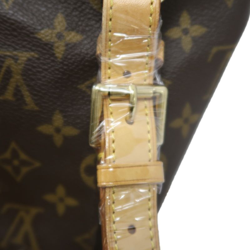 LOUIS VUITTON Montsouris MM, Monogram Coated Canvas, Backpack, Brown