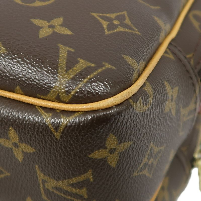 LOUIS VUITTON Monogram Reporter PM Brown Shoulder Crossbody Bag (Coated Canvas)