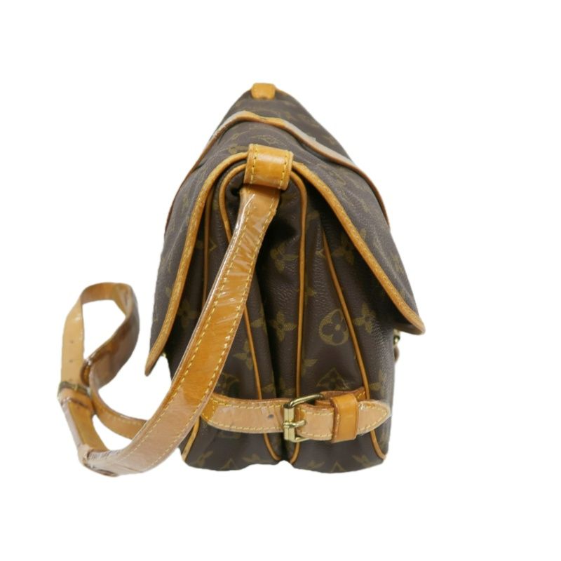 LOUIS VUITTON Soufflot 30 Monogram (Nicknamed "Gemini"), Monogram Coated Canvas, Shoulder & Crossbody Bag, Brown