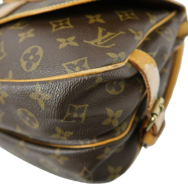 LOUIS VUITTON Soufflot 30 Monogram (Nicknamed "Gemini"), Monogram Coated Canvas, Shoulder & Crossbody Bag, Brown