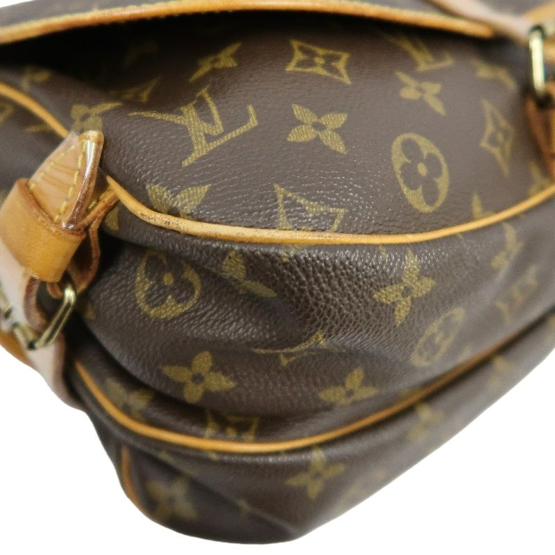 LOUIS VUITTON Soufflot 30 Monogram (Nicknamed "Gemini"), Monogram Coated Canvas, Shoulder & Crossbody Bag, Brown