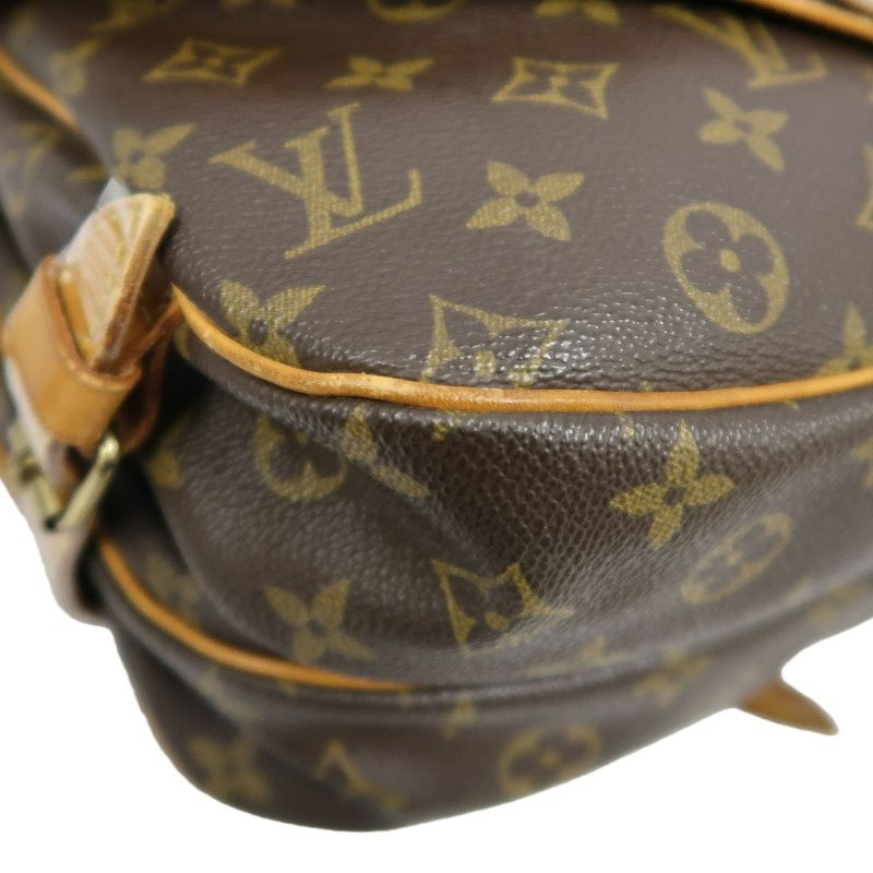 LOUIS VUITTON Soufflot 30 Monogram (Nicknamed "Gemini"), Monogram Coated Canvas, Shoulder & Crossbody Bag, Brown