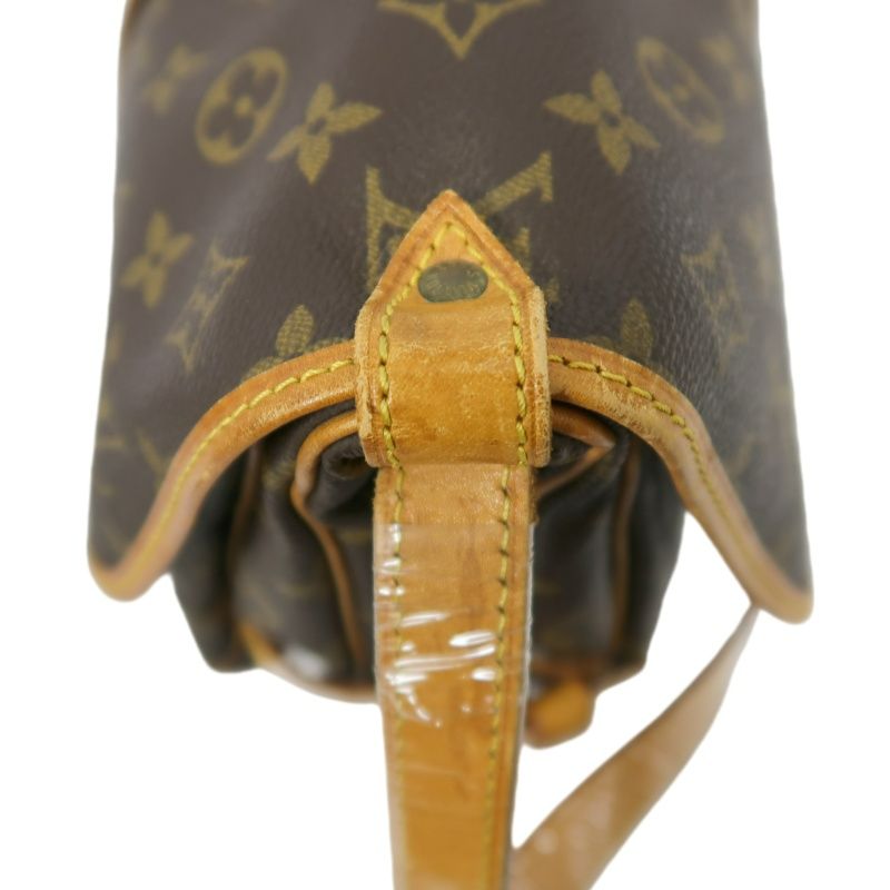 LOUIS VUITTON Soufflot 30 Monogram (Nicknamed "Gemini"), Monogram Coated Canvas, Shoulder & Crossbody Bag, Brown