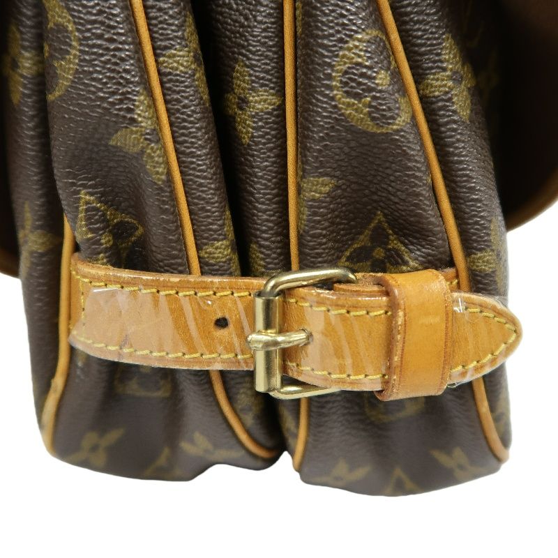 LOUIS VUITTON Soufflot 30 Monogram (Nicknamed "Gemini"), Monogram Coated Canvas, Shoulder & Crossbody Bag, Brown