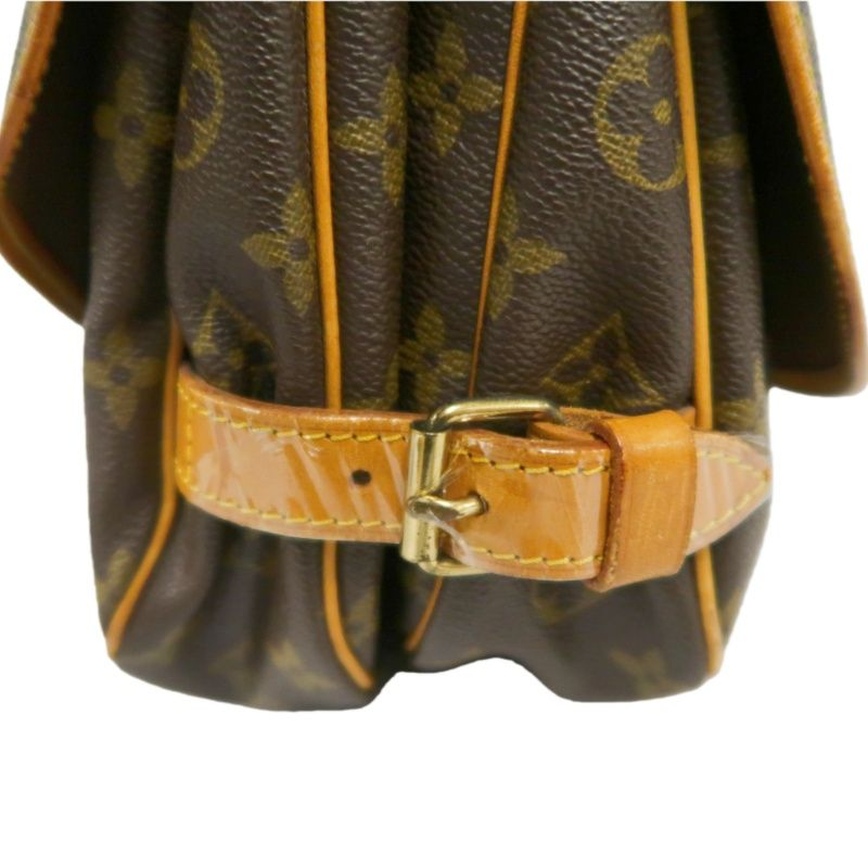 LOUIS VUITTON Soufflot 30 Monogram (Nicknamed "Gemini"), Monogram Coated Canvas, Shoulder & Crossbody Bag, Brown
