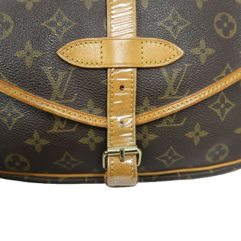 LOUIS VUITTON Soufflot 30 Monogram (Nicknamed "Gemini"), Monogram Coated Canvas, Shoulder & Crossbody Bag, Brown