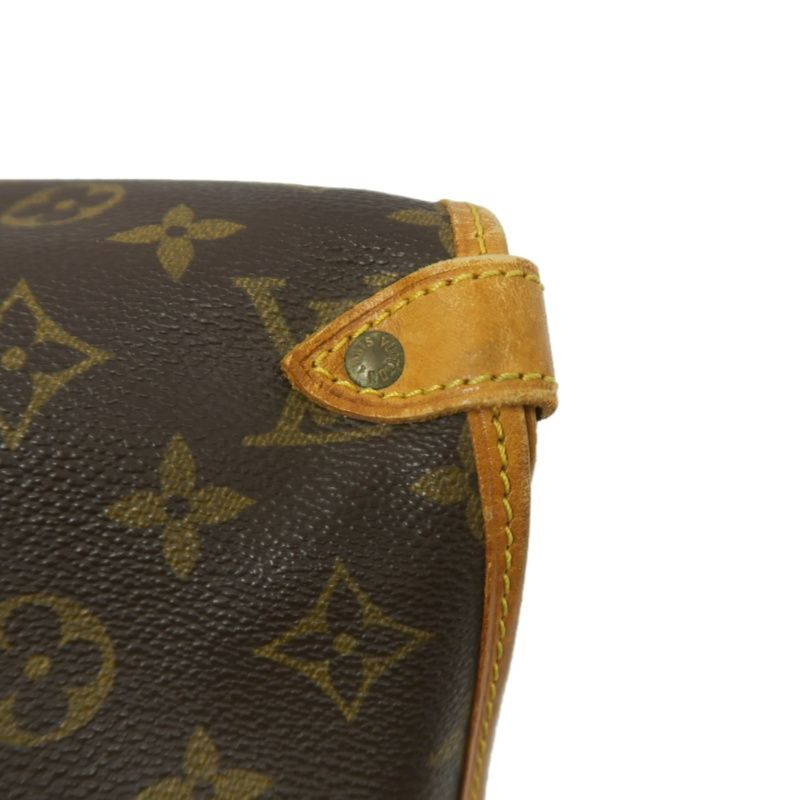 LOUIS VUITTON Soufflot 30 Monogram (Nicknamed "Gemini"), Monogram Coated Canvas, Shoulder & Crossbody Bag, Brown