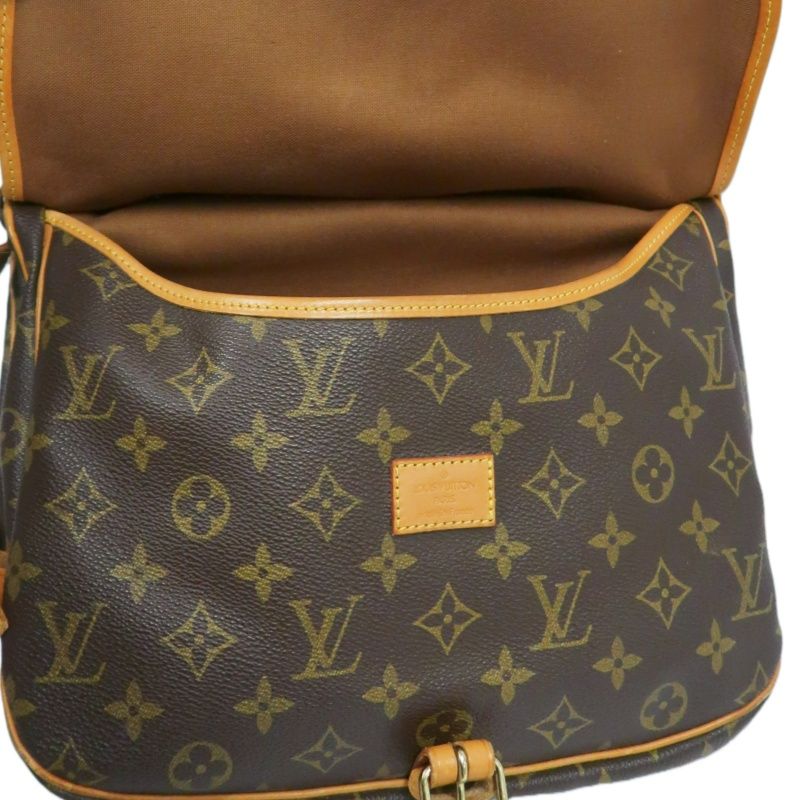 LOUIS VUITTON Soufflot 30 Monogram (Nicknamed "Gemini"), Monogram Coated Canvas, Shoulder & Crossbody Bag, Brown