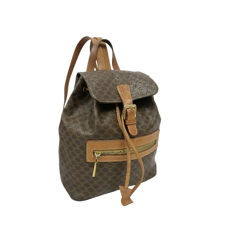 CELINE Macadam Backpack Brown