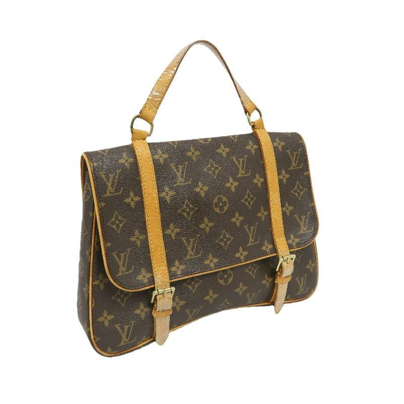 LOUIS VUITTON Marelle Sac a Dos Monogram Handbag, Brown. LV Monogram PVC Backpack.