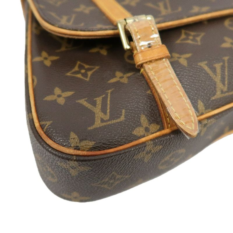 LOUIS VUITTON Marelle Sac a Dos Monogram Handbag, Brown. LV Monogram PVC Backpack.