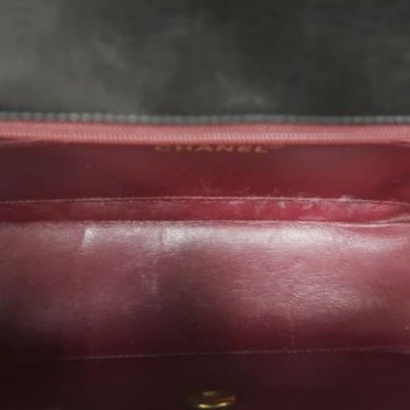 CHANEL Classic Flap (CF) Diana Chain Shoulder Bag, Lambskin, Black Quilted, Gold Hardware, Serial Number Starting with "3", Includes Dust Bag