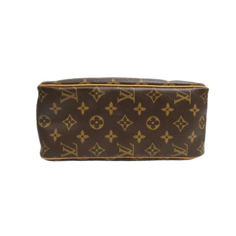 LOUIS VUITTON Cite MM Handbag, Monogram Coated Canvas, Brown
