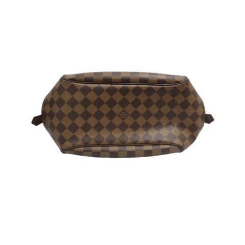LOUIS VUITTON (LV) Damier Ebene Belem MM Brown Handbag, with Dust Bag